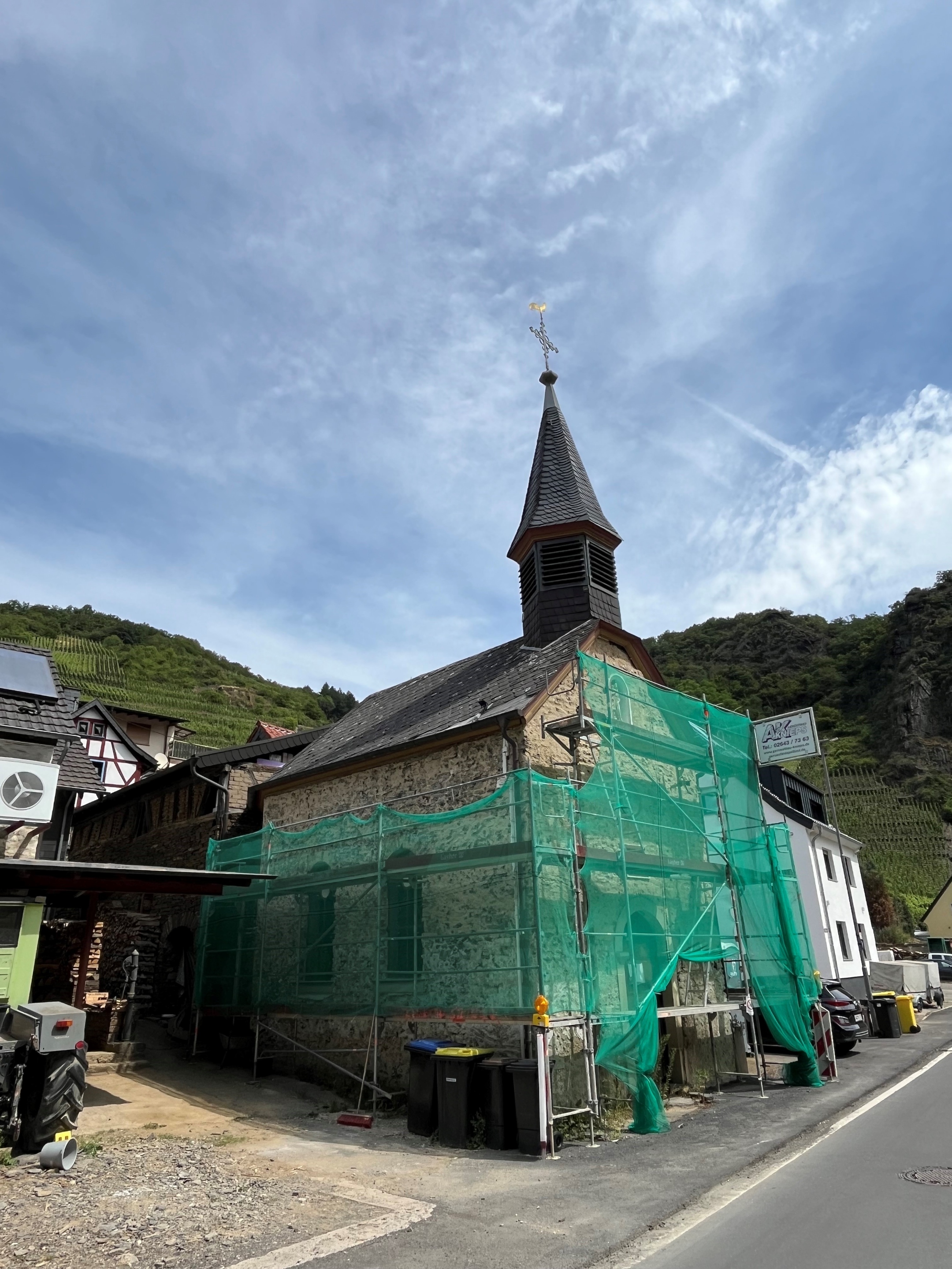 Kapelle Reimerzhoven Bauarbeiten