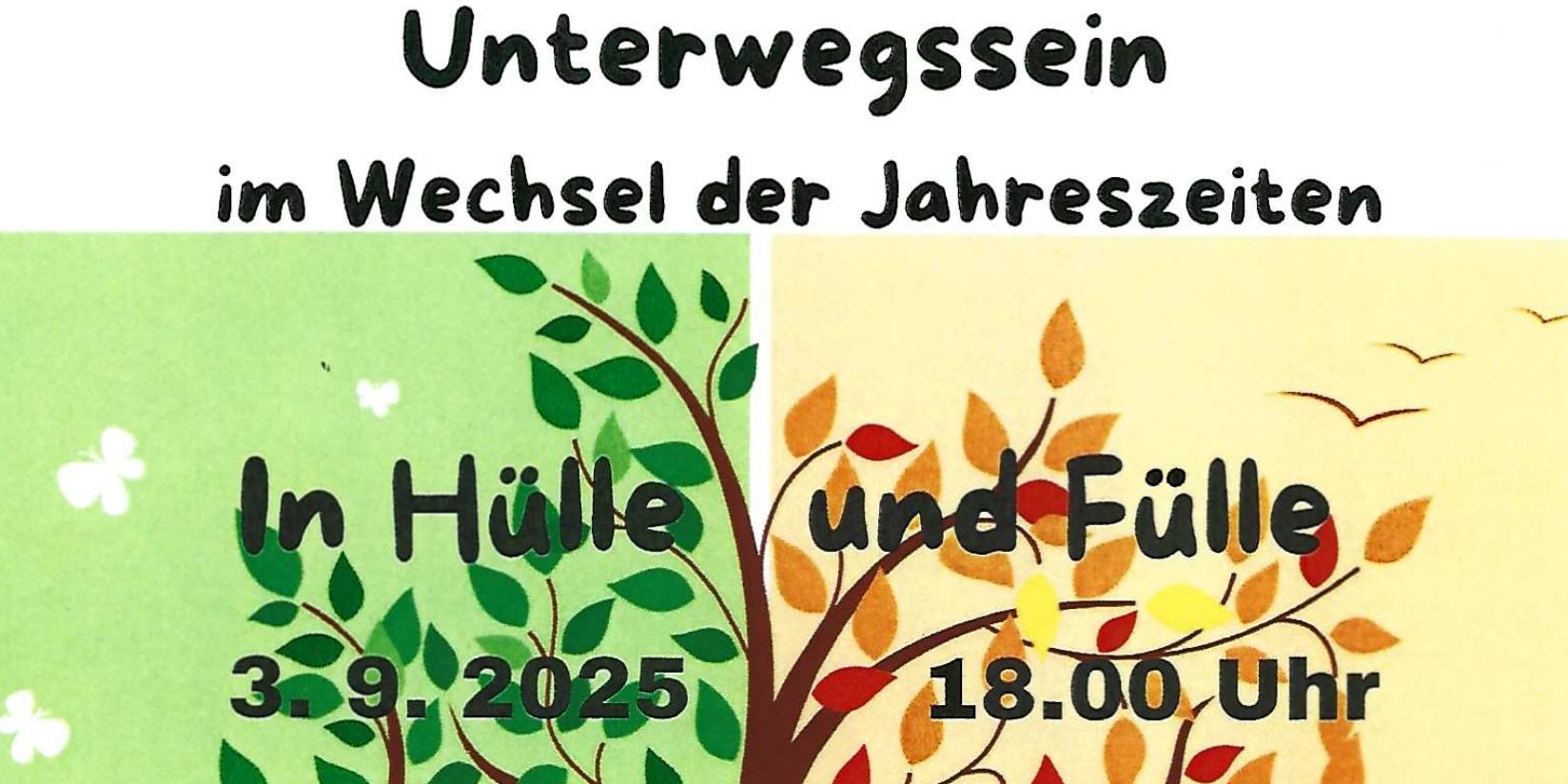 Flyer - Unterwegs sein